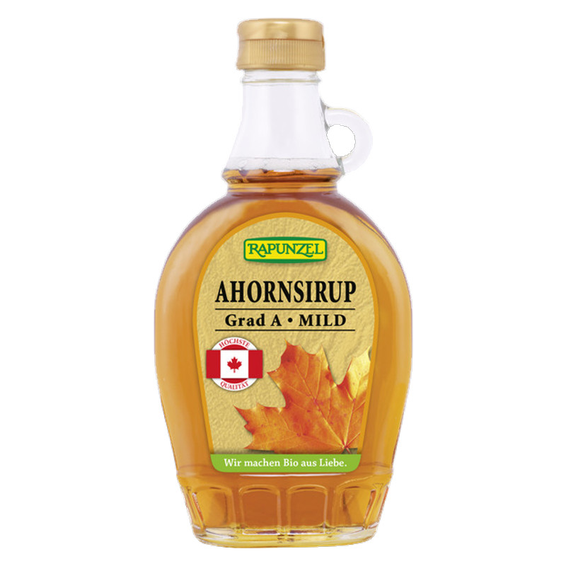 Rapunzel  Ahornsirup Grad A hell Flasche 250 ml