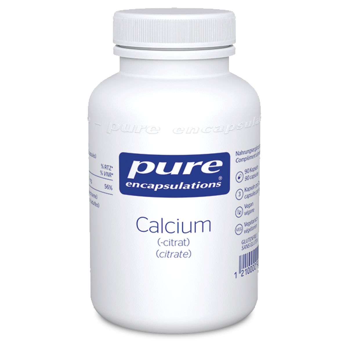 Pure Calcium Kapseln Dose 90 Stück