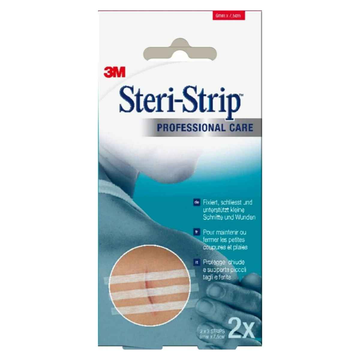 3M STERI STRIP 6x75mm weiss verstärkt 2 x 3 Stück