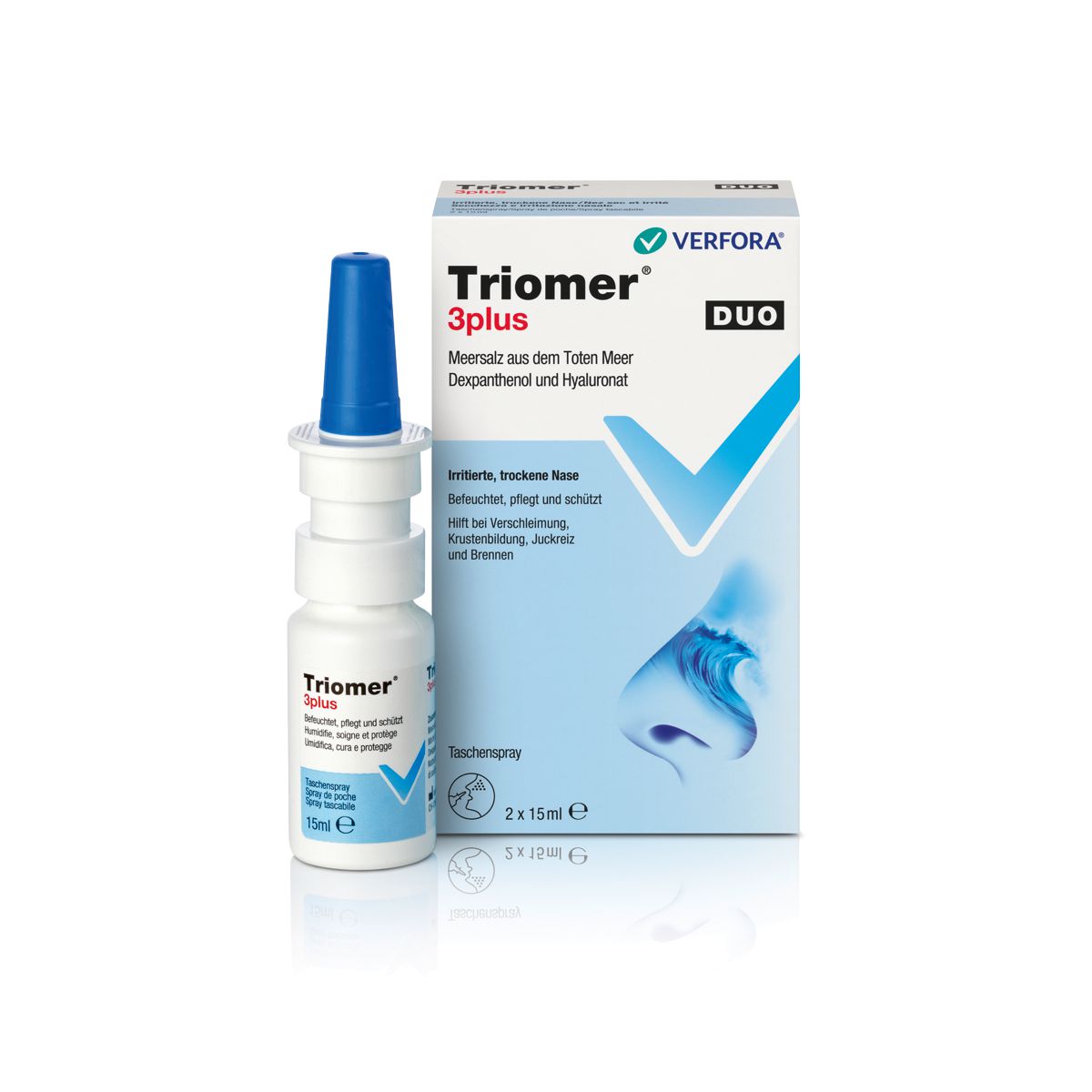 TRIOMER 3plus Nasenspray 2 x 15 ml