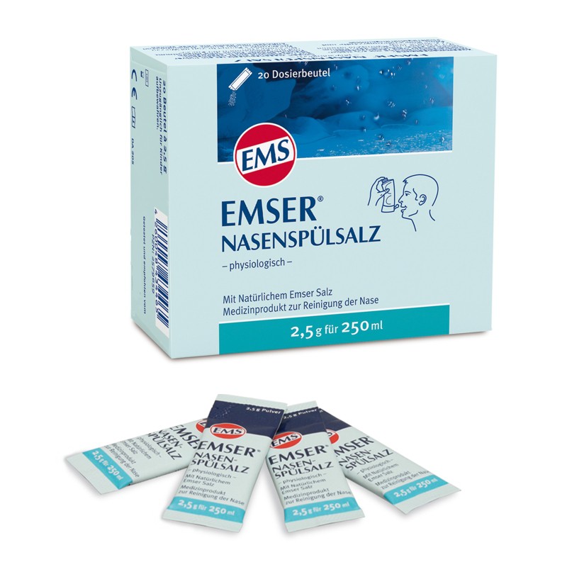 Emser Nasenspülsalz Beutel 2.5 g 20 Stück