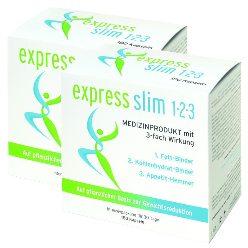 EXPRESS SLIM 1-2-3 Kapseln 2x 180 Stück