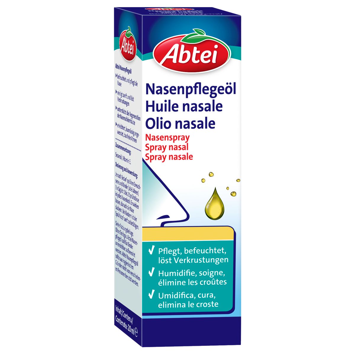 Abtei Nasen Pflegeöl Nasenspray 20 ml