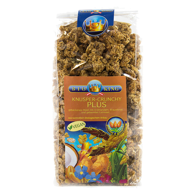 Bioking Knusper Crunchy plus Müesli 375 g