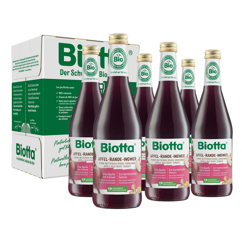 Biotta Apfel Rande Ingwer Bio 6 Fl 5 dl