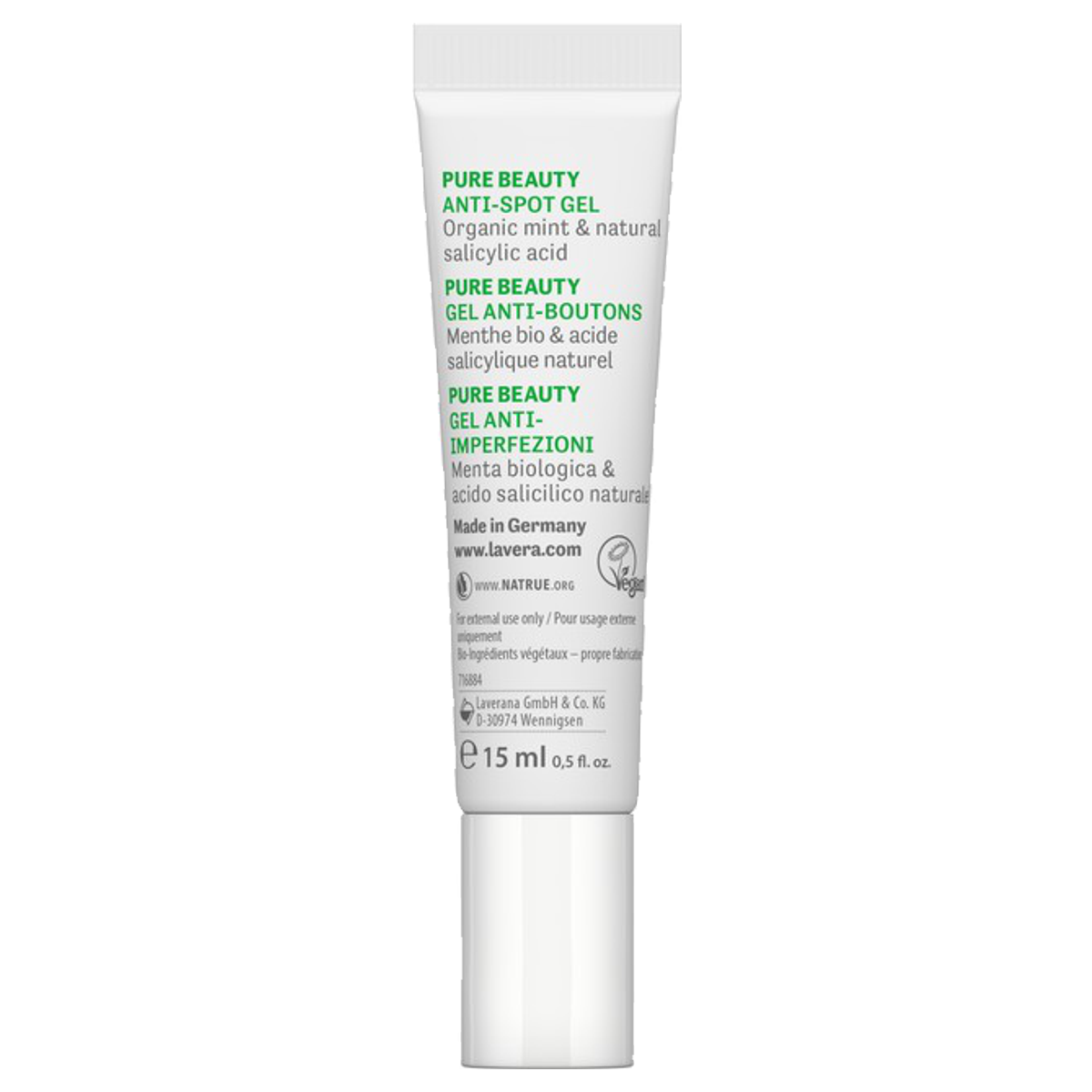 Lavera Anti-Spot Gel pure beauty Tube 15 ml