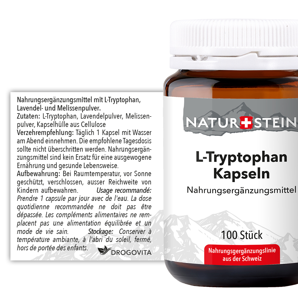 Naturstein L-Tryptophan Kaps 240 mg 100 Stück