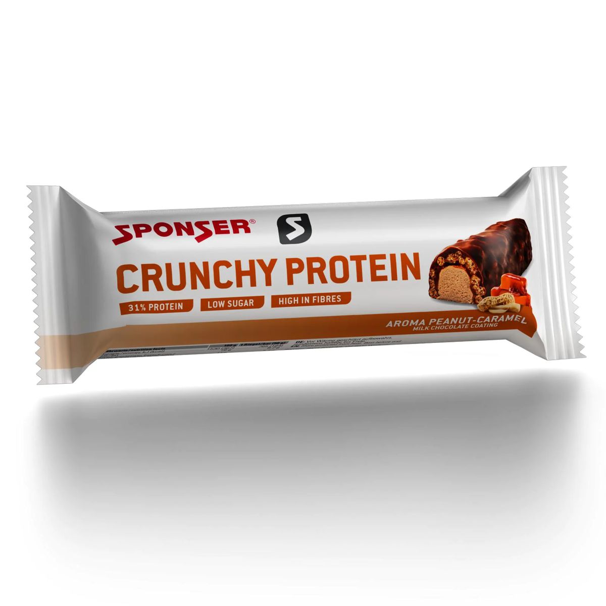 Sponser Crunchy Protein Bar Erdnuss Karamell 50 g