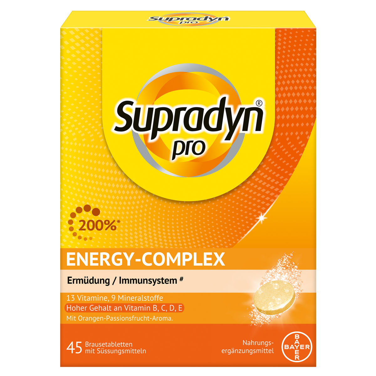 Supradyn pro energy-complex Brausetabletten 45 Stück