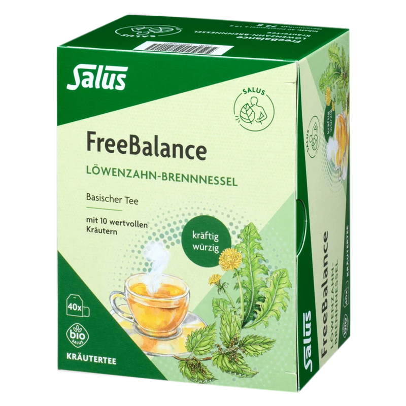 Salus FreeBalance Löwenzahn-Brennnessel Tee Bio Beutel 40 Stück