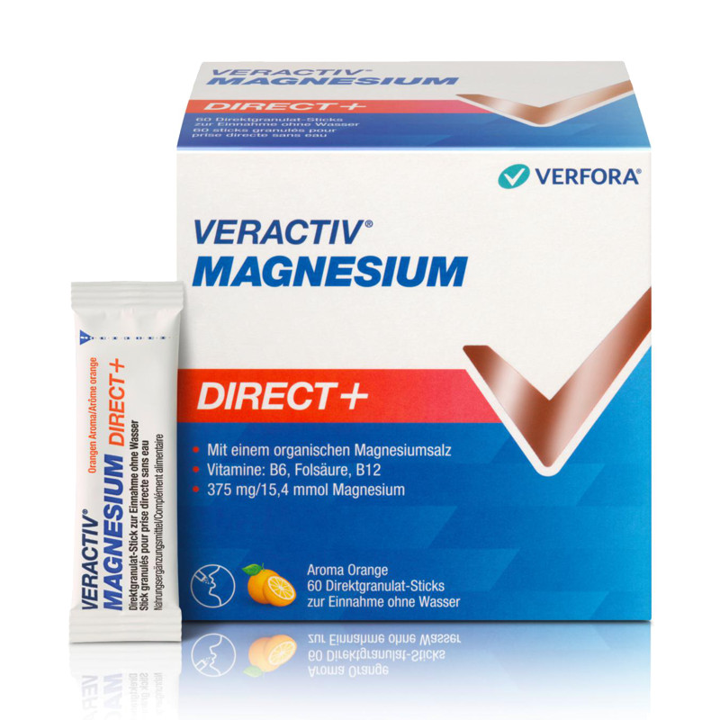 Veractiv Magnesium Direct+ Stick 60 Stück