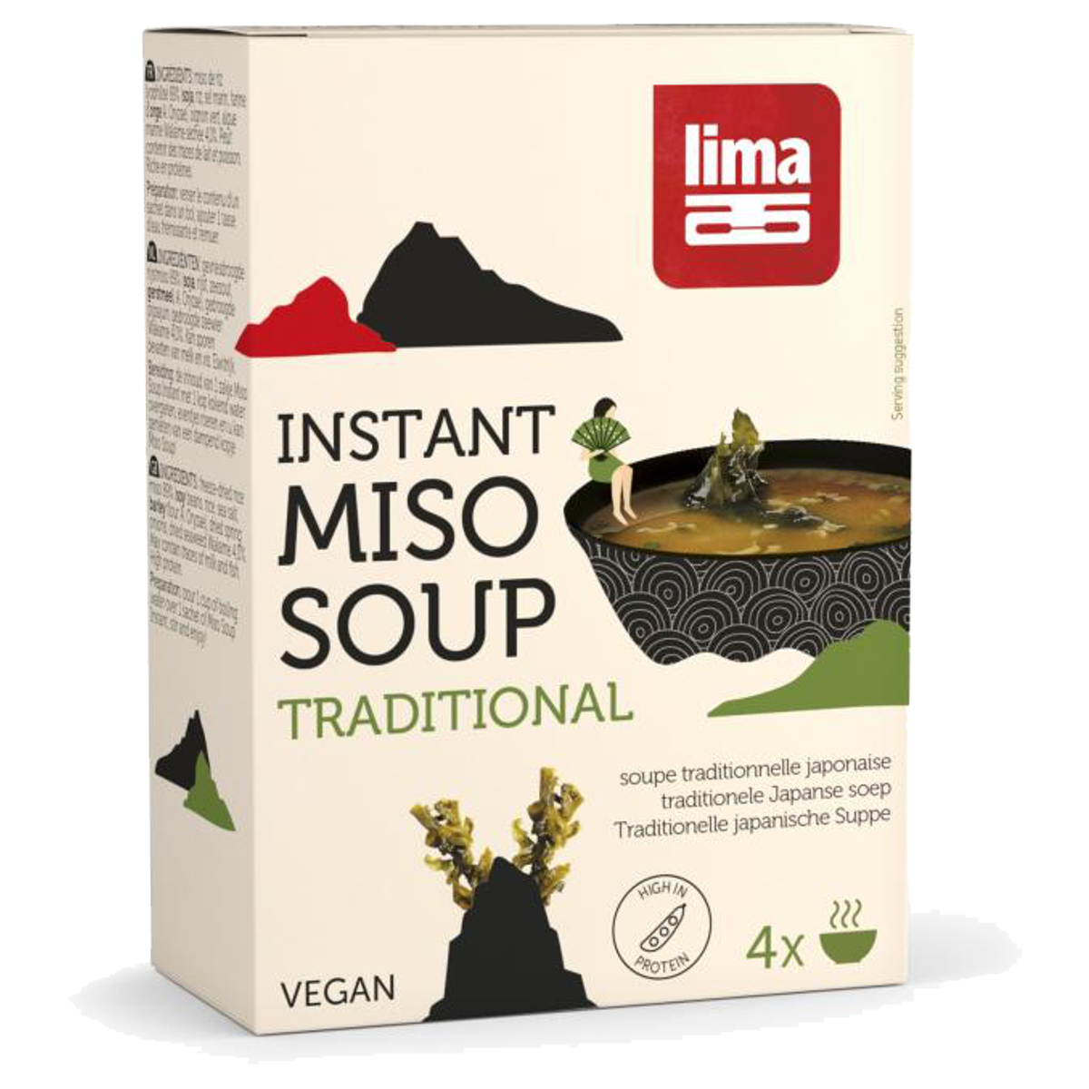 Lima Miso Suppe Instant 4x 10 g