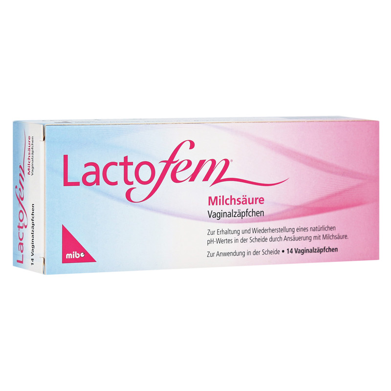 LACTOFEM Milchsäure Vaginalzäpfchen