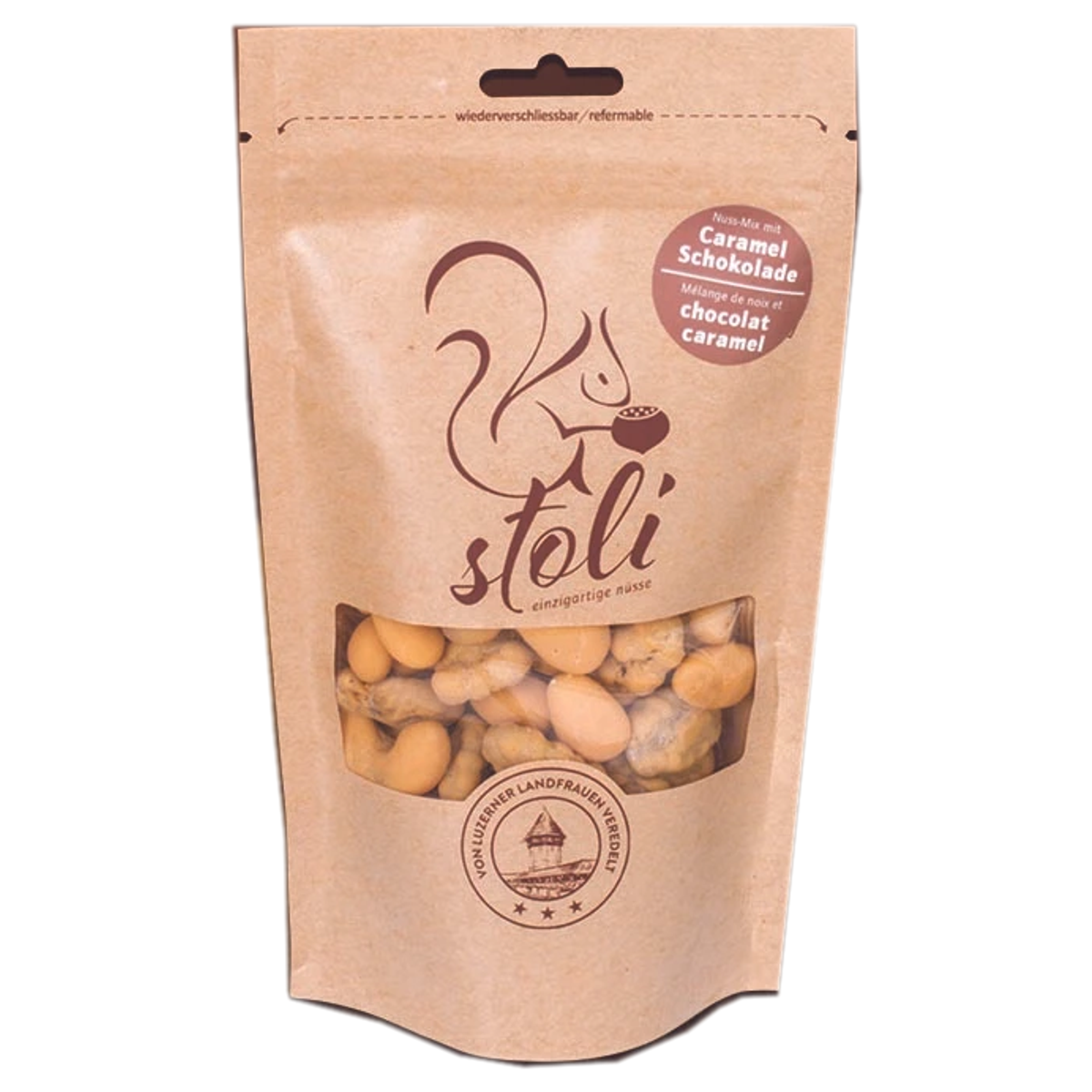 Stoli Nuss-Mix mit Caramel Schokolade 175 g