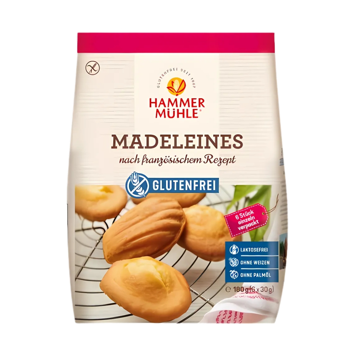 Hammermühle Madeleines glutenfrei 180 g