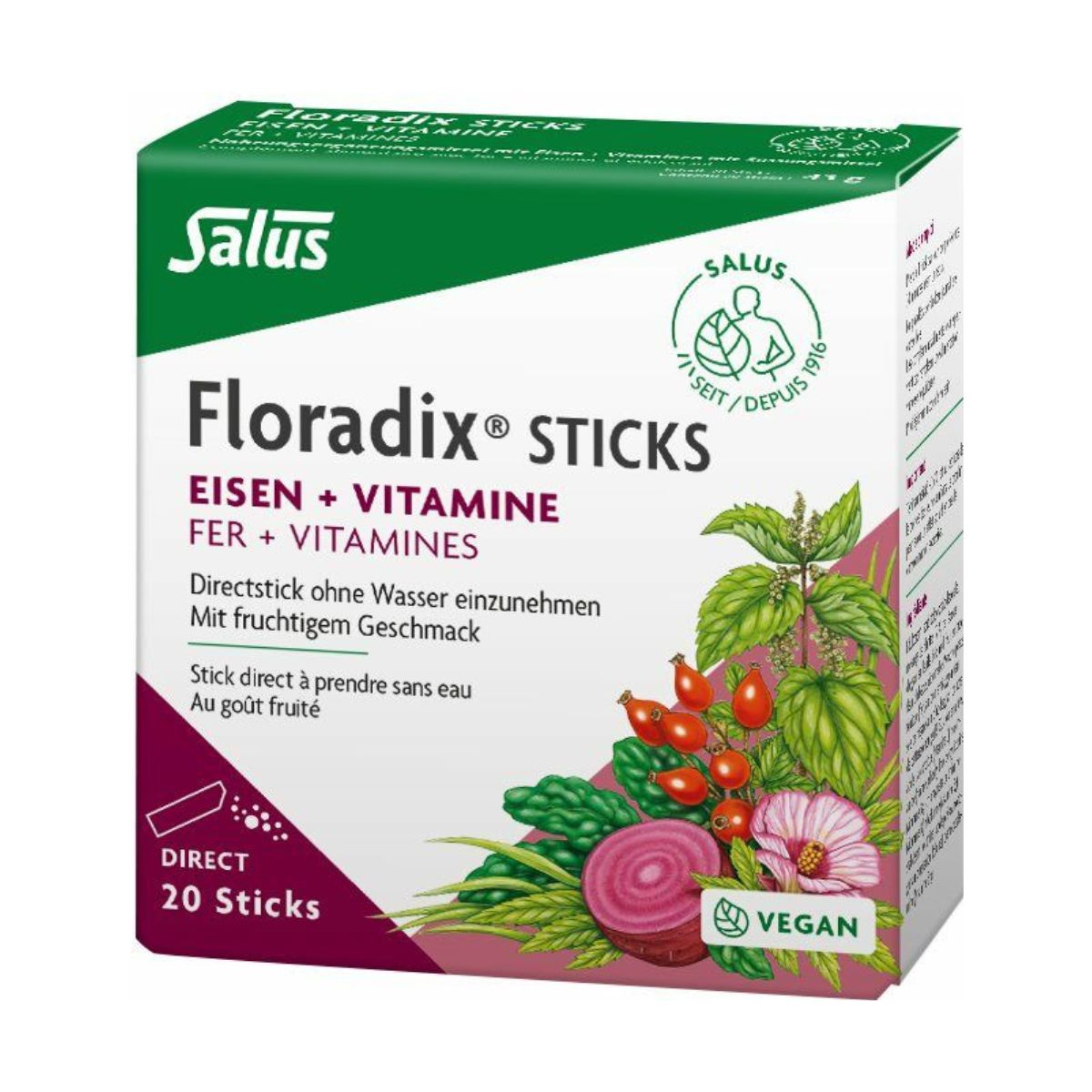 Floradix Eisen + Vitamine Sticks 20 Stück