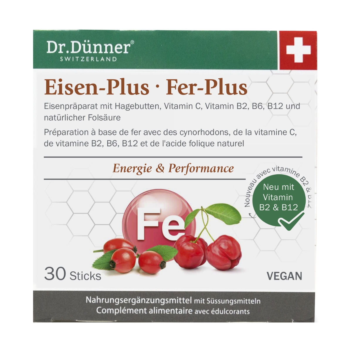 Dr. Dünner Eisen-Plus Stick 30 Stück