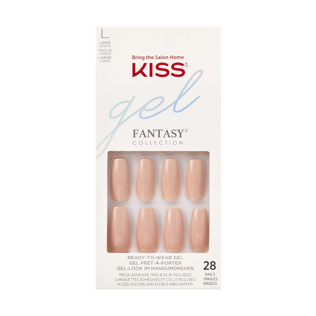 Kiss Gel Fantasy Nail Kit Absolutely Fabulous