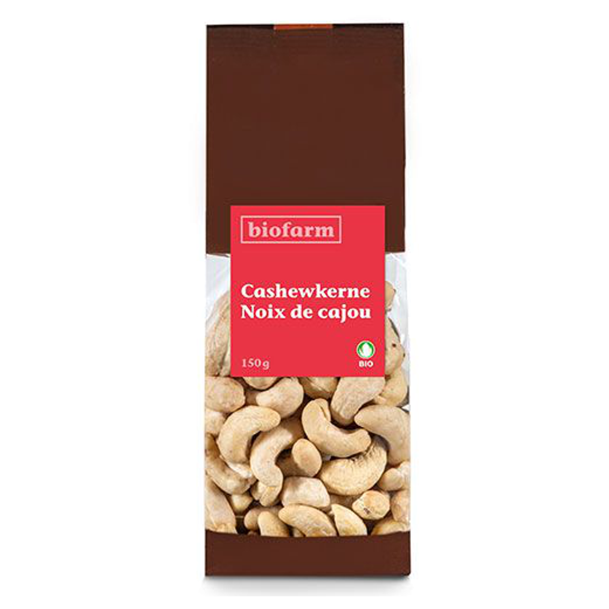 Biofarm Cashewkerne Bio Beutel 150 g