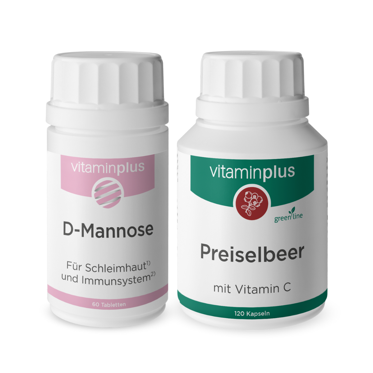 Vitaminplus D-Mannose & Preiselbeer Duo