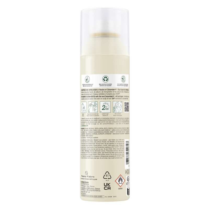 Klorane Trockenshampoo Hafermilch Spray 150 ml