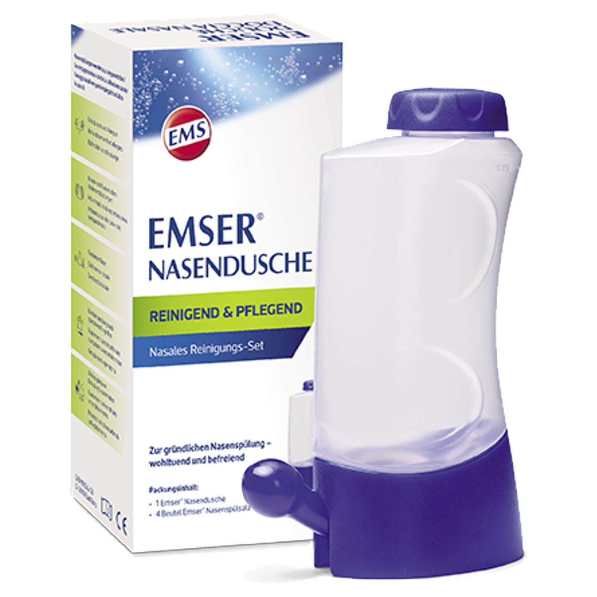 Emser Nasendusche + 4 Beutel Nasenspülsalz