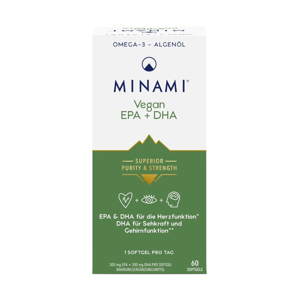 Minami Vegan EPA + DHA Softgels 60 Stück