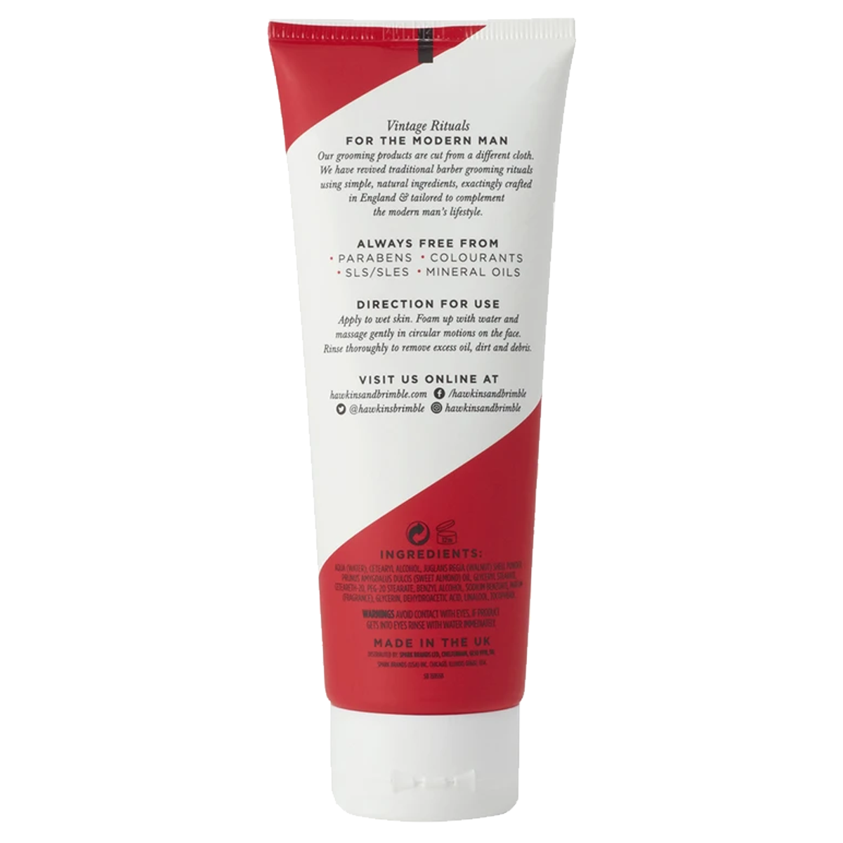 Hawkins & Brimble Facial Scrub Tube 125 ml