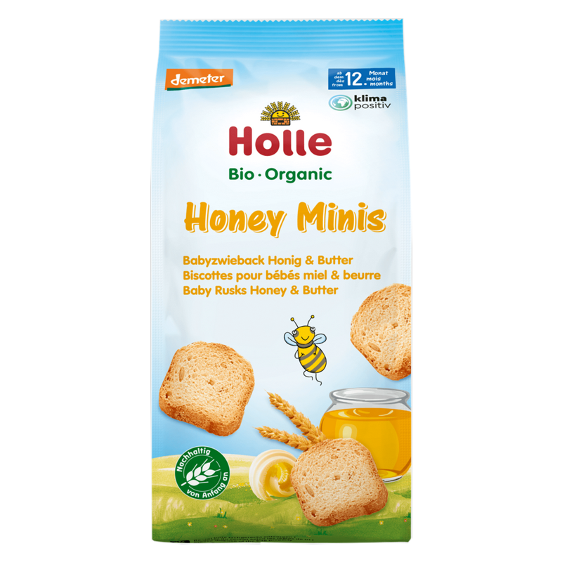 Holle Honey Mini Bio-Babyzwieback 100 g